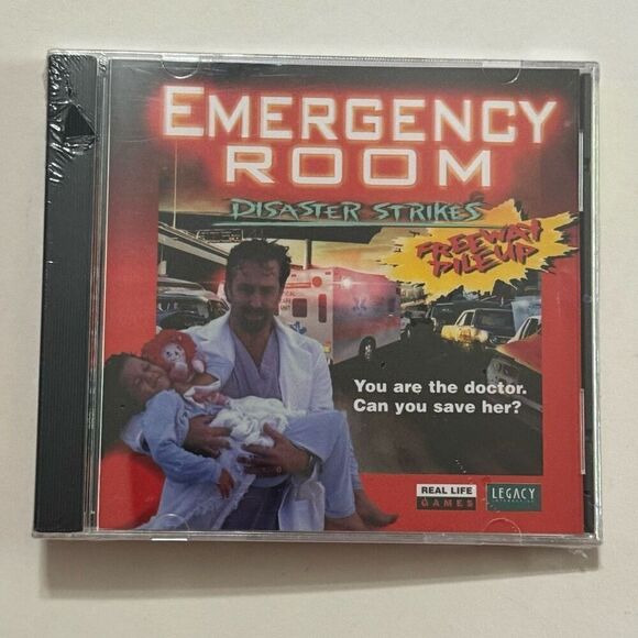 Emergency Room Disaster Strikes PC Game Interactive Legacy CD New 2000 Sealed - Picture 4 of 4